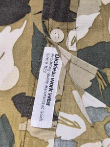 Rare Dickies Heritage Workwear Leaf Camo Short Sle