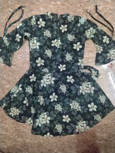 Beautiful Floral Print Dress