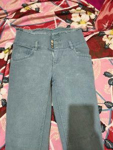High-Waisted Light Blue Jeans