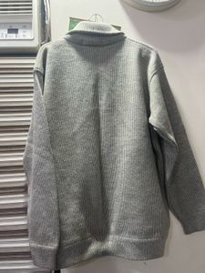 Gray Zip-Up Jacket