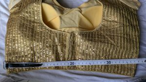 Sparkling Gold Sequin Blouse