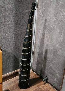 Tall Metal Vase