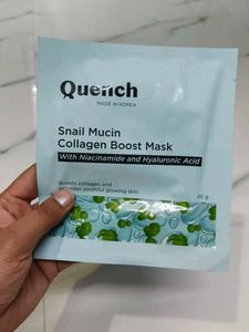 Quench Snail Mucin Collagen Boost Mask