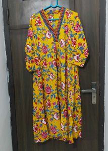 New Unused PureCotton Aline Anarkali Suit