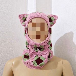 Crochet Justin Bieber's Cat Ear Balaclava/ski ma