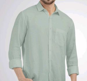 Men's Apple Green Long Sleeve Shirt