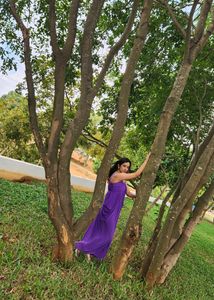 Purple 💜 Stylish Gown