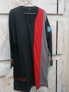 Long Sleeve V-Neck Tunic Top