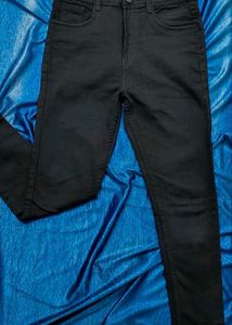 High Rise Black Jeans