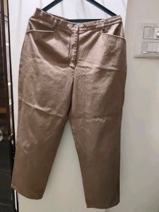 Classic Brown Straight Leg Trousers