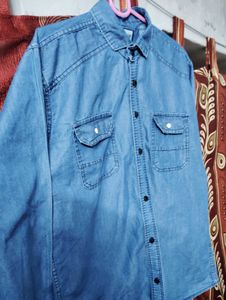 Blue Denim Shirt