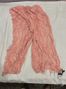 Light Pink Textured Scarf
