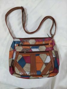 Unused Patchwork Crossbody Bag Very Light Weight
