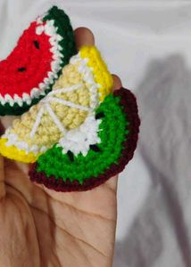 Crochet Fruit Slices