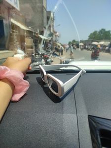 Aesthetic Y2K Sunglasses- White🤍