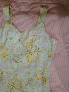 Pastel Floral Print Summer Dress
