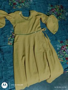 Yellow umbrella kurti