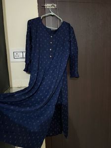 Stylish Blue Printed Kurta