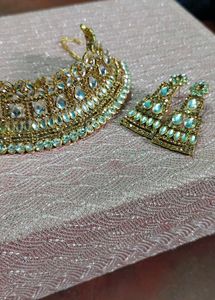 Stunning Kundan Choker Necklace 2 sets