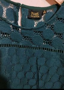 Dark Green Kurti For Girl Or Women 36 Bust