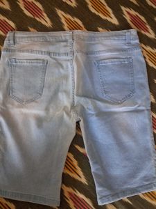 Light Wash Denim Shorts