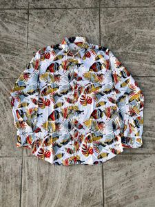 NEW!!! Men's Tropical Leaf Print Shirt!!!