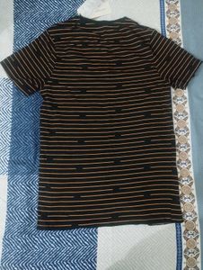 Roadster Striped Tshirt For Men