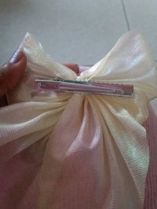 Elegant Pearl Drop Earrings with bow
