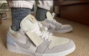 Air Jordan 1 Low Grey and White