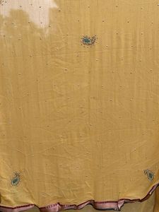 Vibrant Yellow Embellished Dupatta