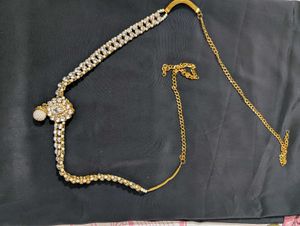Elegant Pearl &amp; Crystal Waist Chain