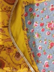 Yellow Paisley Print Blouse