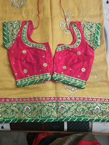 Elegant Yellow Embroidered Saree