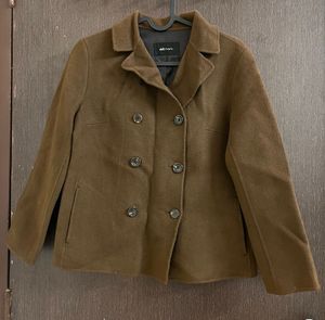 Stylish Brown Double-Breasted Jacket