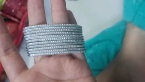 Elegant Set of Silver Bangles