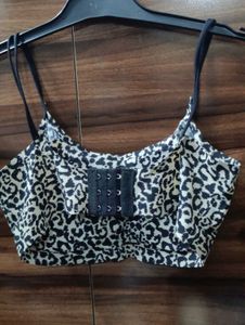 Leopard Print Bralette Top