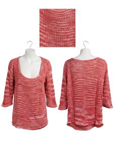 Women's Red Knit Sweater
