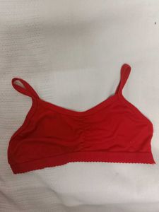 Red Comfort Bra