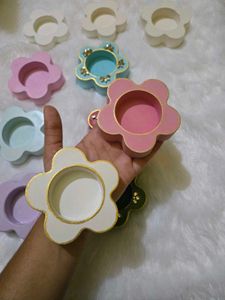 Flower Shaped Tealight Holders Set of any 2