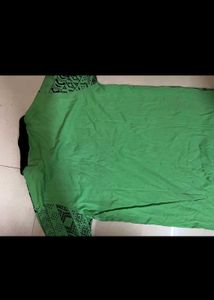 Green Printed T-Shirt