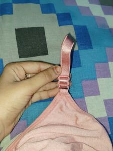Pink Cotton Bra