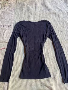 y2k fitted h&amp;m full sleeve top