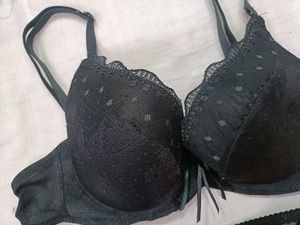 Laced Net pushup Bra