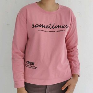 Pink Graphic Long Sleeve Tee