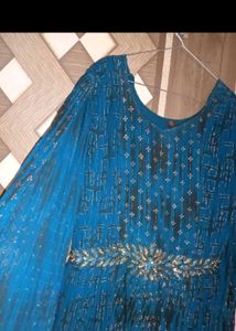 offer a free buy Stunning Teal Embellished Ethnic