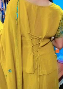 Embellished Mustard Yellow Lehenga Choli