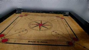 Classic Wooden Carrom Board