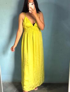 Vibrant Yellow Maxi Dress