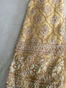 Beautiful... Yellow Suit With Full Thread And Ston