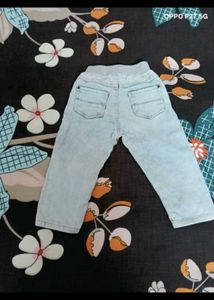 36. Kids Light Wash Denim Jeans